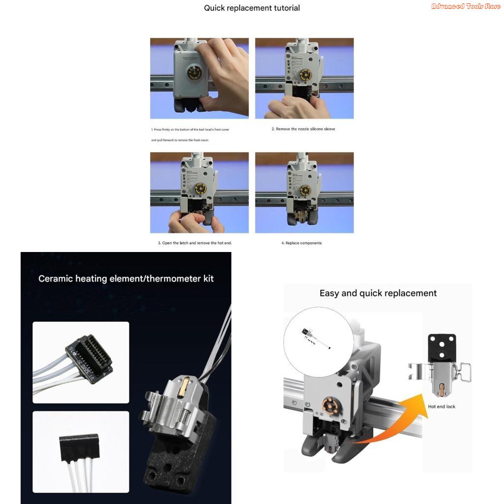3D Printing Zirconia - Gruppo riscaldamento con rottura del calore