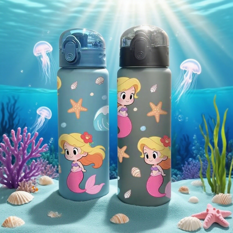 3D Printing Material - Tazza d'acqua con motivo a sirena