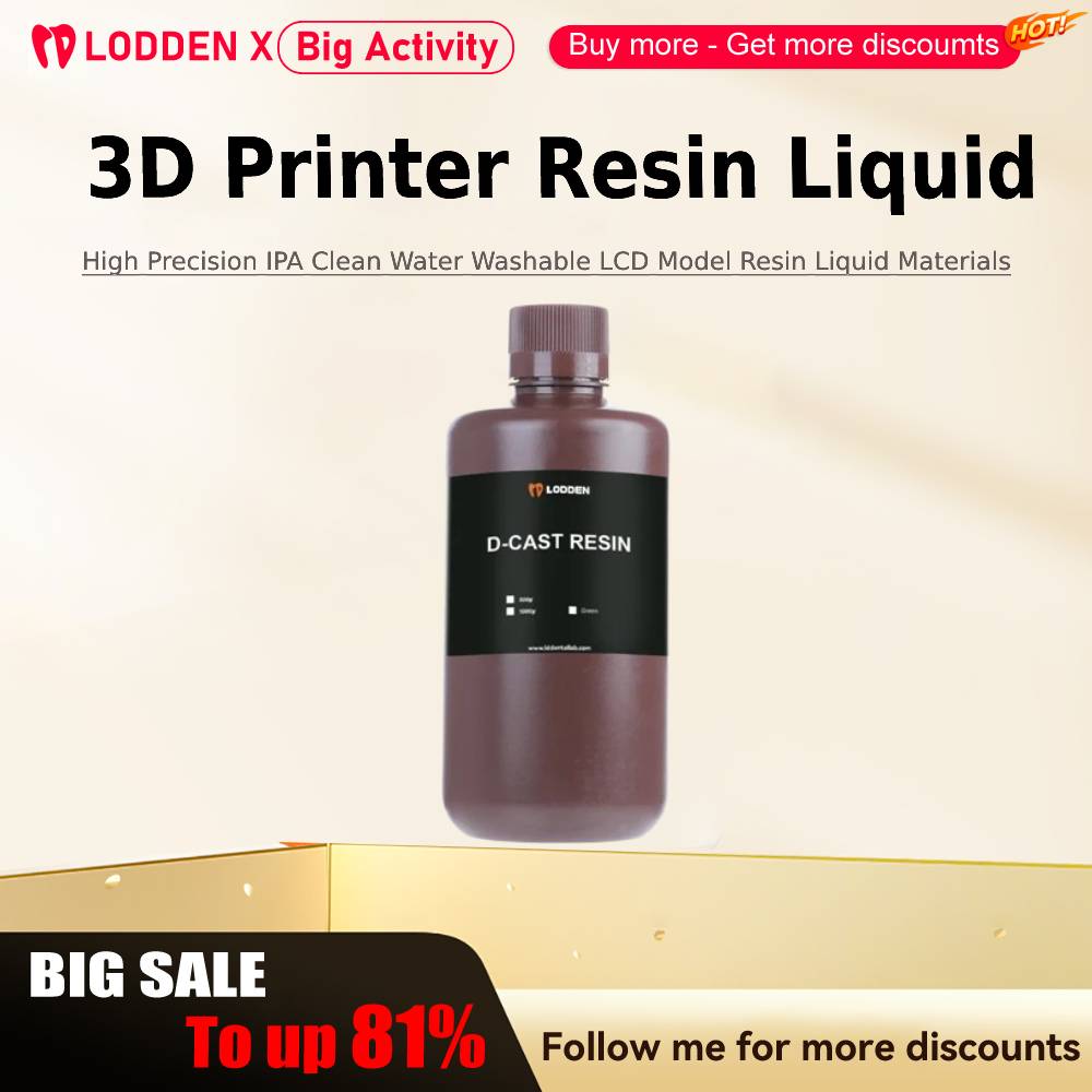 3D Printing House Machine - Lodden Stampante 3D Resina Liquida 385/405nm