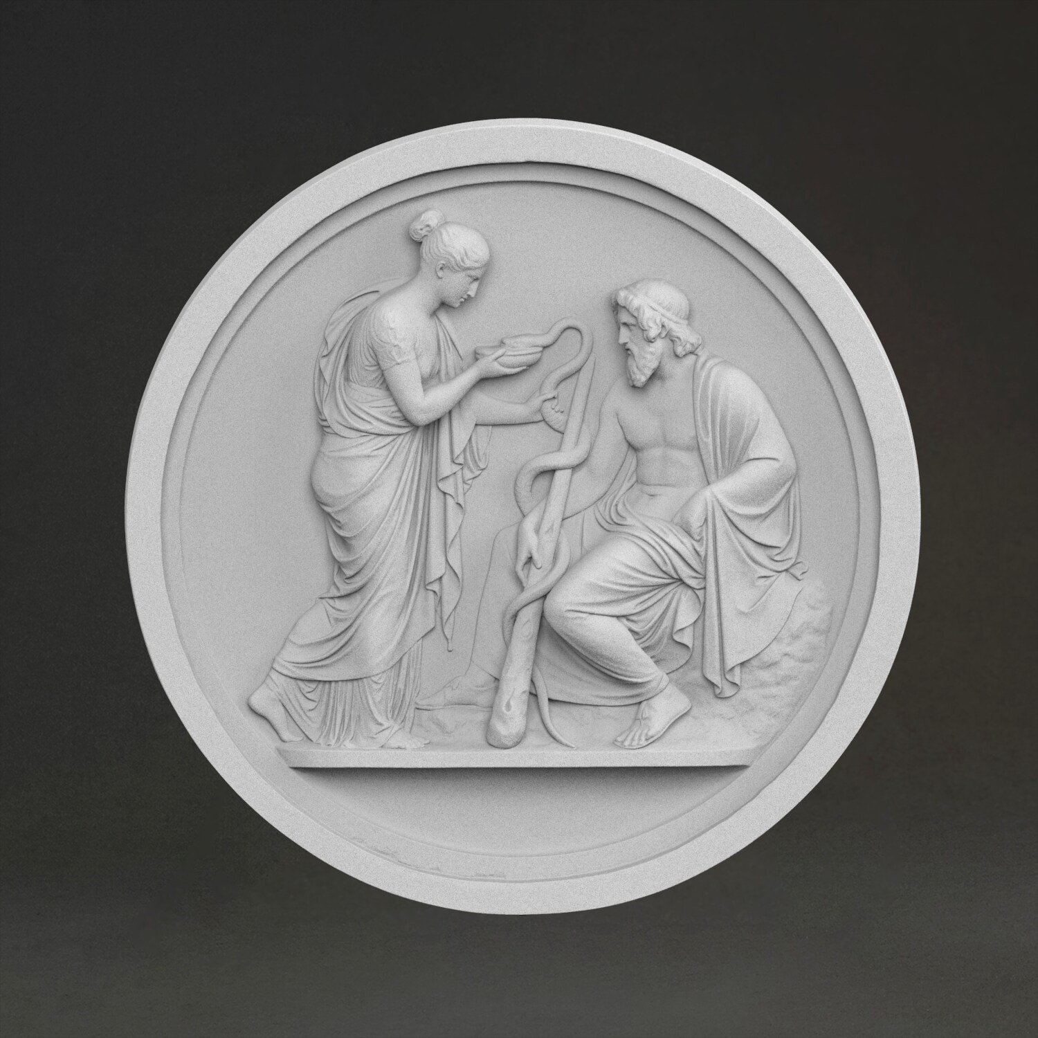 3D Printing Material - Scultura “Ricordi di Nemea”, in resina