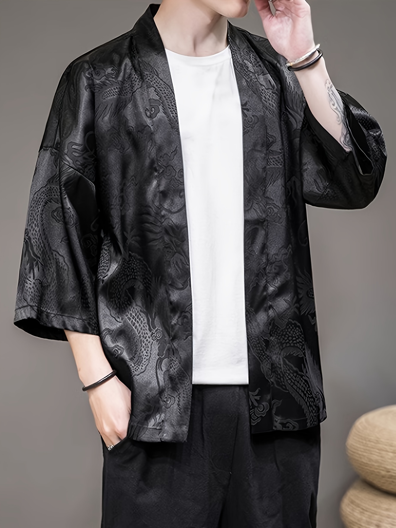 3D Printing Design - Kimono da uomo estivo 2026 con