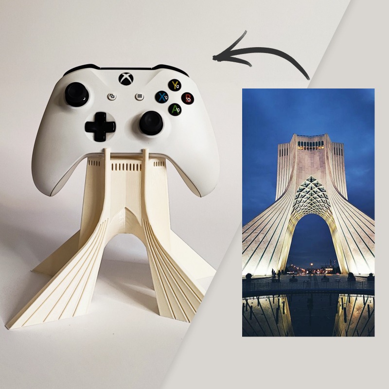 3D Printing Xbox Controller Holder - Supporto per controller Decorazione da tavolo
