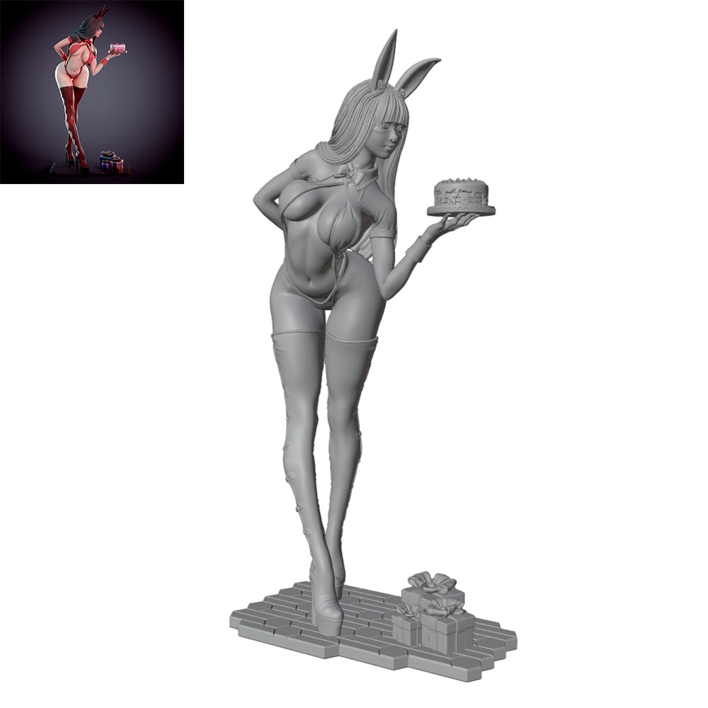 3D Printing Liquid - 1/24/12/6 Personaggio coniglietta a tema festivo,