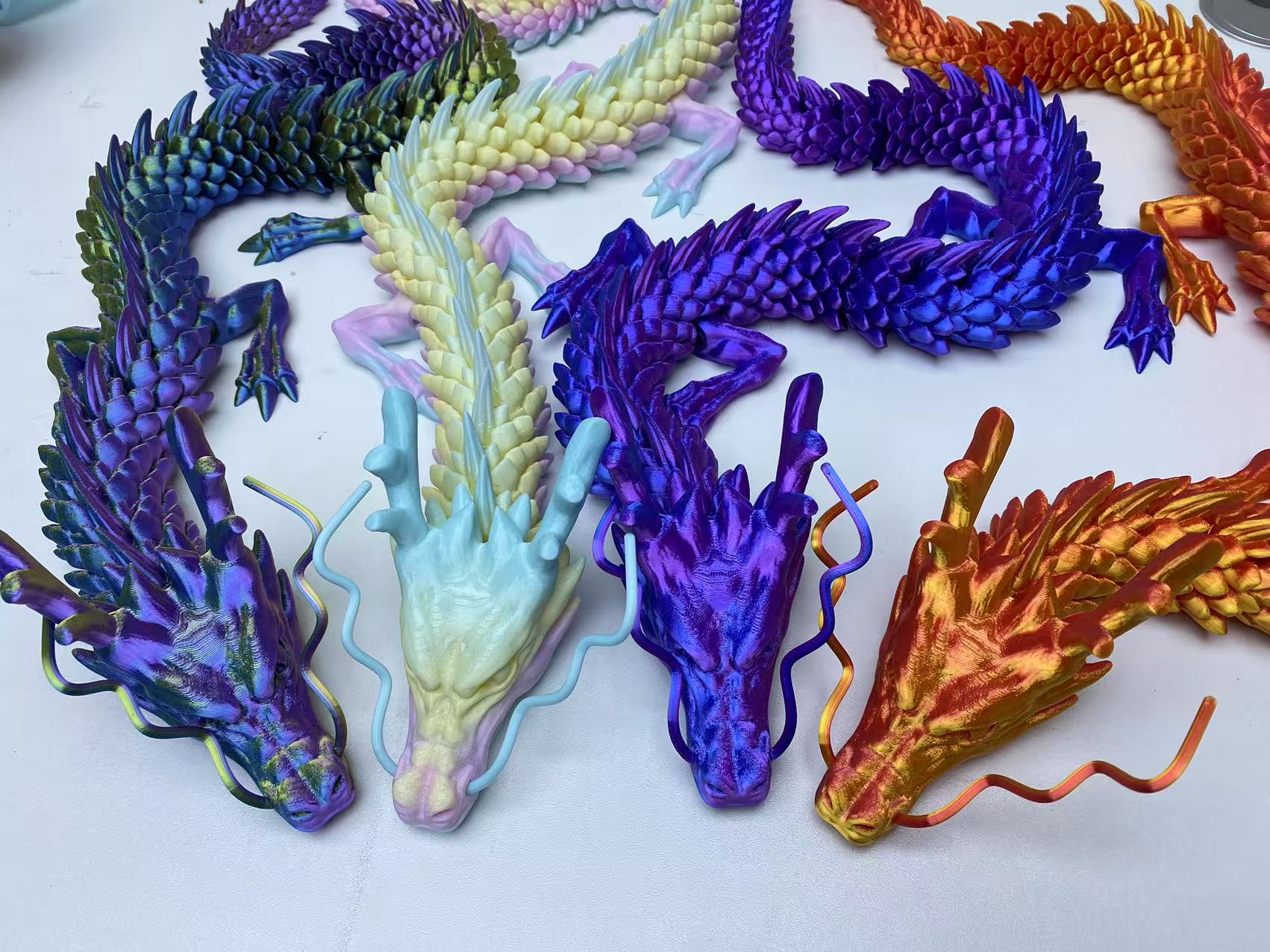 3D Printing Robot - Giocattolo Drago Cinese Stampato in 3D