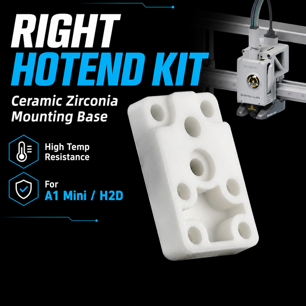 3D Printing Zirconia - Kit di Assemblaggio Hotend Destro per