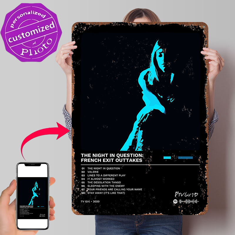 3D Printing Questions - Poster con Copertina dell'Album 'The Night