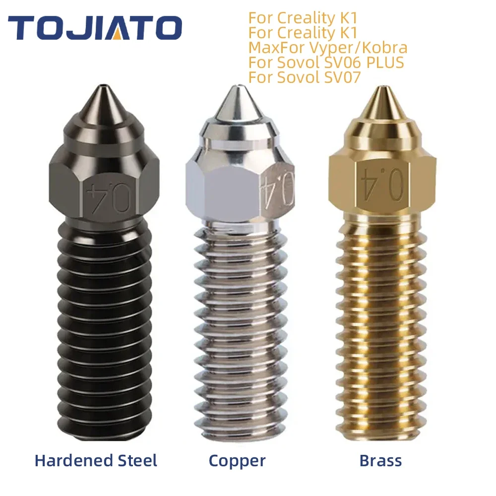 Nozzle 0.4Mm Hardened - Ugello vulcano ad alta velocità Ottone