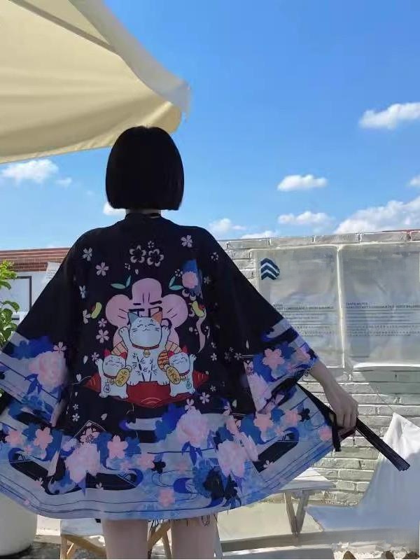 Nuovo Cardigan Kimono 3D Stamp - 3D Printing Material recensione e prezzo