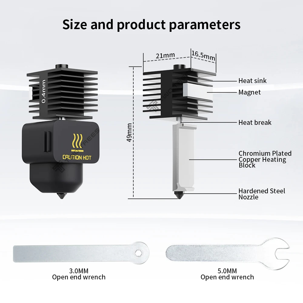 Kit Hotend di Aggiornamento pe - Nozzle 0.4Mm Hardened recensione e prezzo