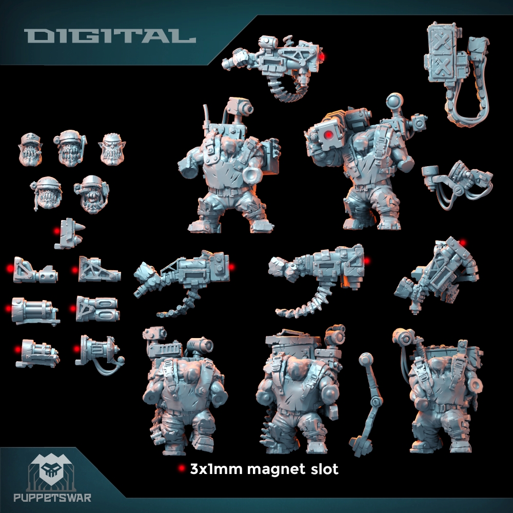 Orc Ultimate Badasses Squad, F - 3D Printing Robot recensione e prezzo