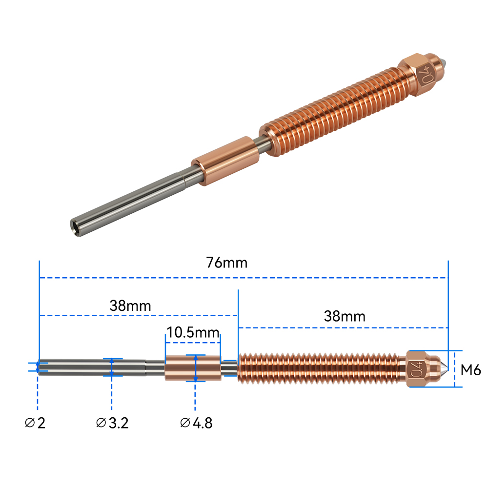 Ugello in acciaio temprato Uni - Nozzle 0.4Mm Hardened recensione e prezzo