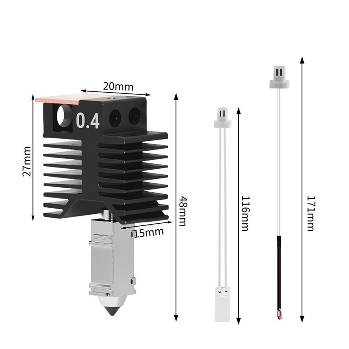 NUOVO KIT BLOCCO CERAMICO HOTE - Nozzle 0.4Mm Hardened recensione e prezzo
