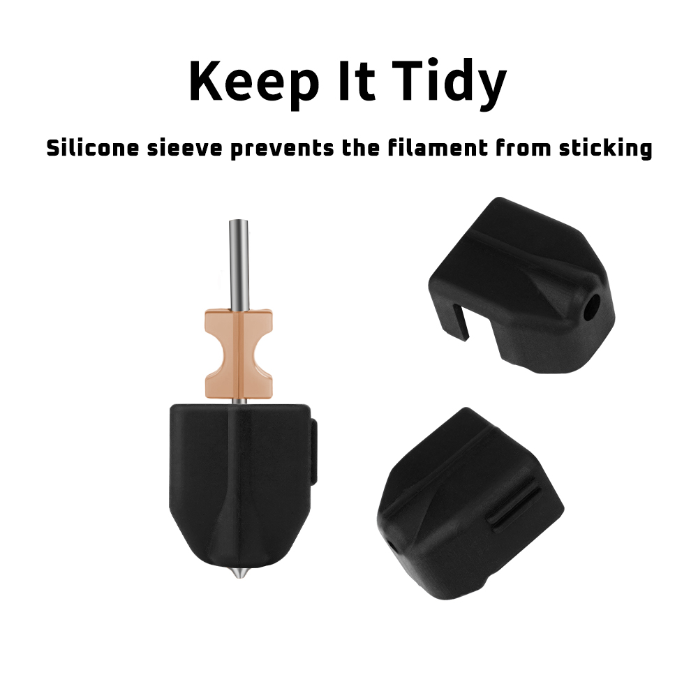 Guaina in silicone e spazzola  - Silicone Sock Hotend recensione e prezzo