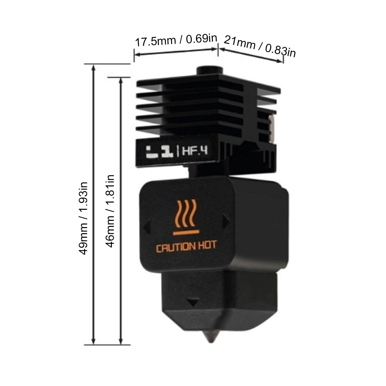 Hotend E5 ad Alto Flusso di Ri - Nozzle 0.4Mm Hardened recensione e prezzo