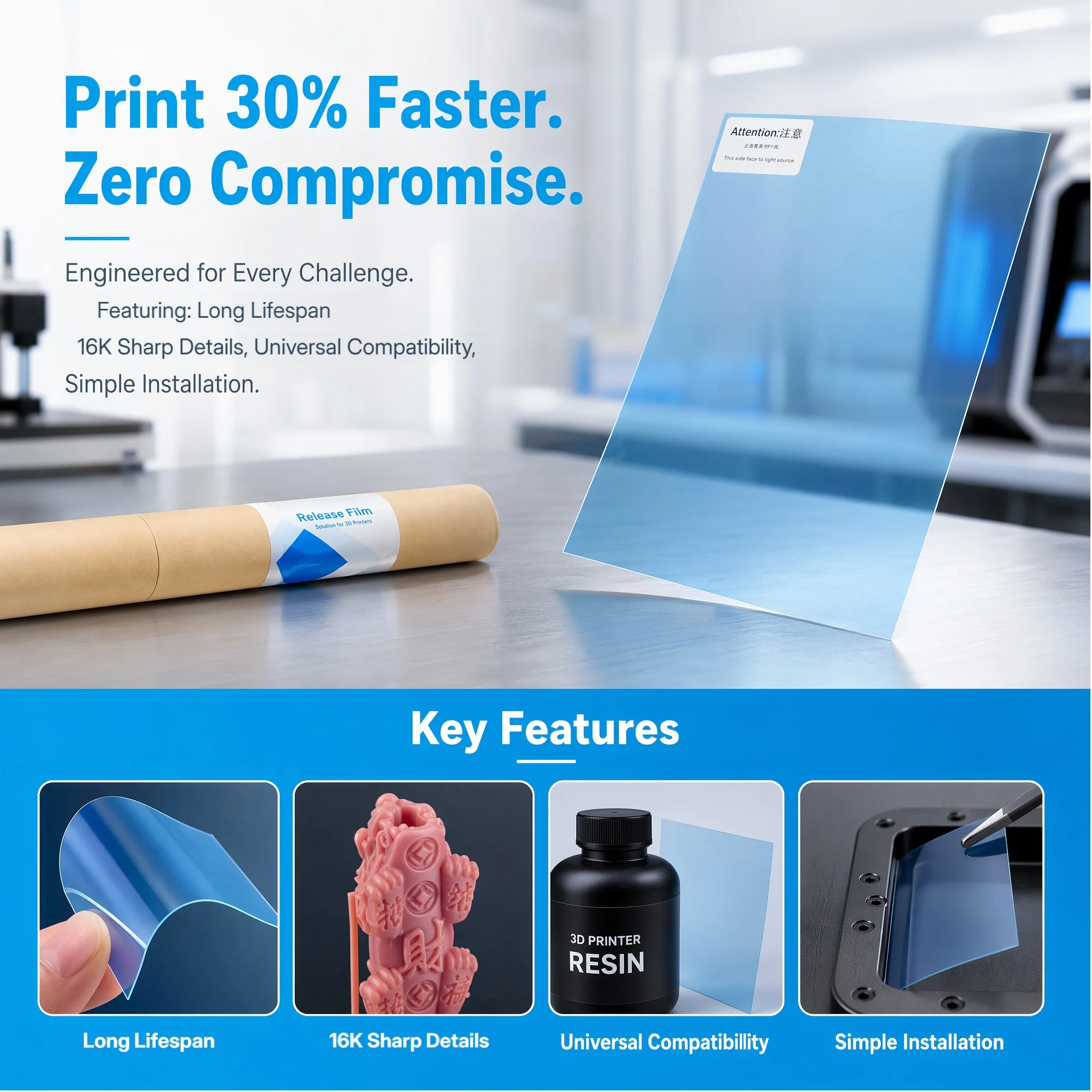 Pellicola di rilascio ACF ad a - 3D Printing House Machine recensione e prezzo