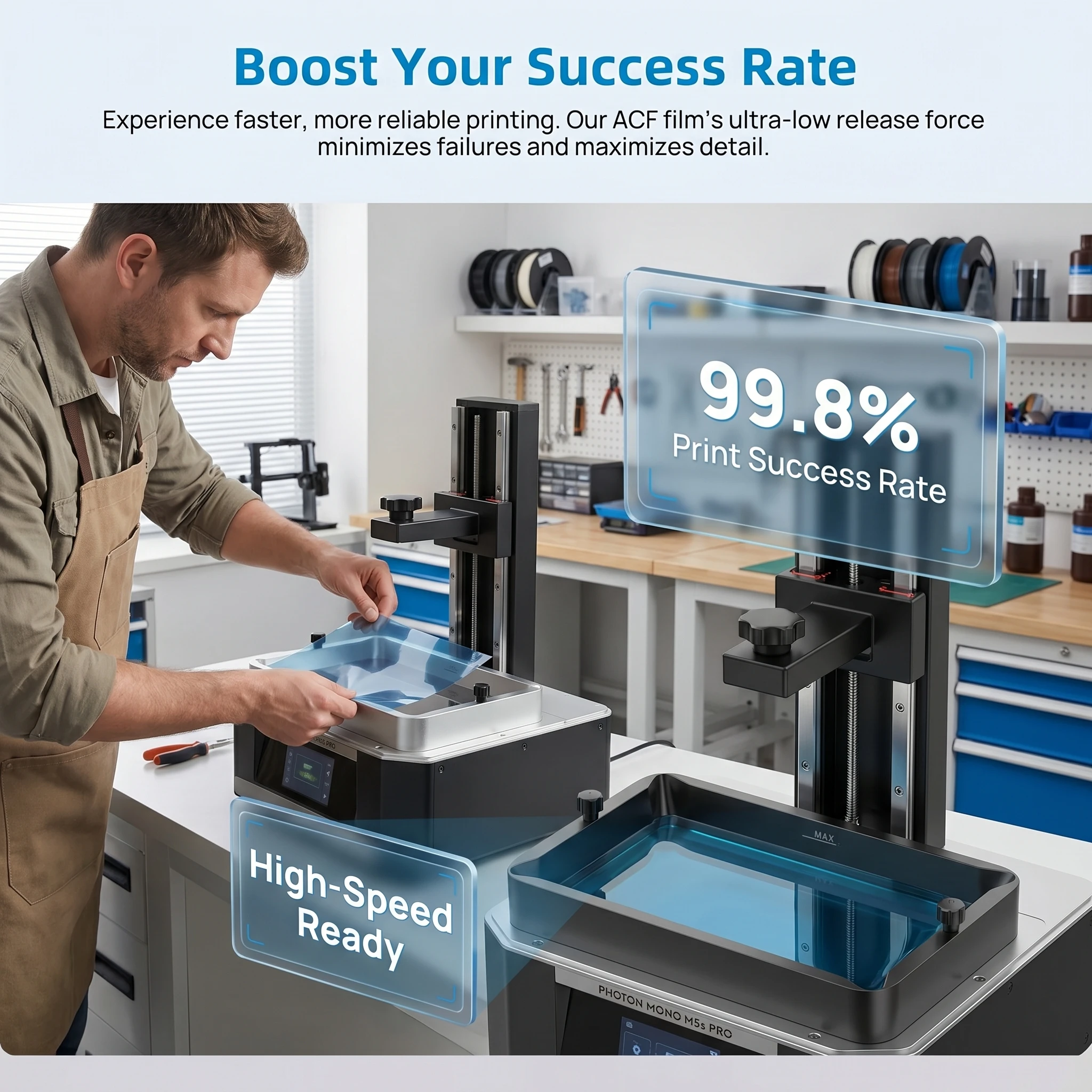 Pellicola di rilascio ACF ad a - 3D Printing House Machine recensione e prezzo