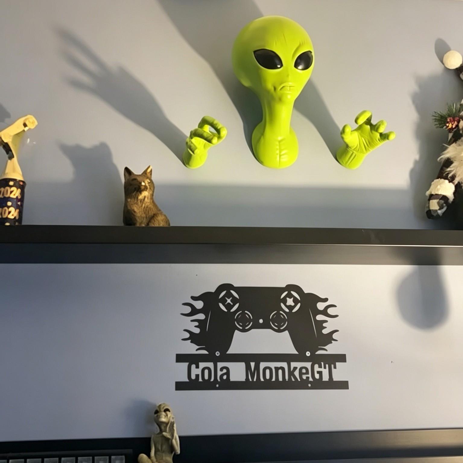 1 ciondolo alieno verde, scult - 3D Printing Objects recensione e prezzo