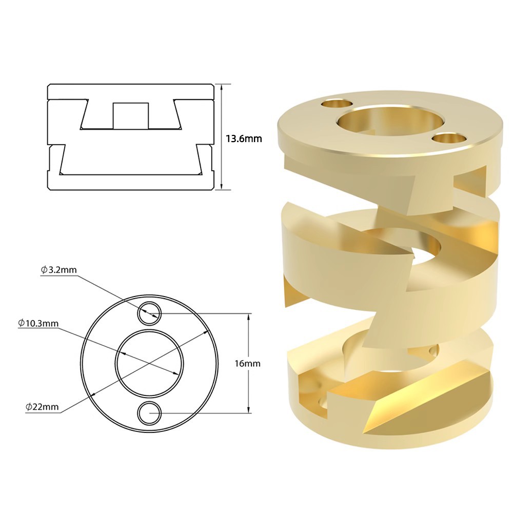Accessori per stampante 3D T8  - Z Axis Stabilizer 3D recensione e prezzo
