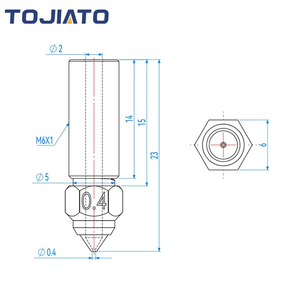 Ugello vulcano ad alta velocit - Nozzle 0.4Mm Hardened recensione e prezzo